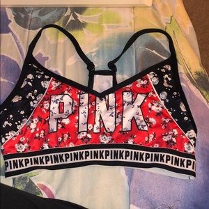 PINK SPORTS BRA
